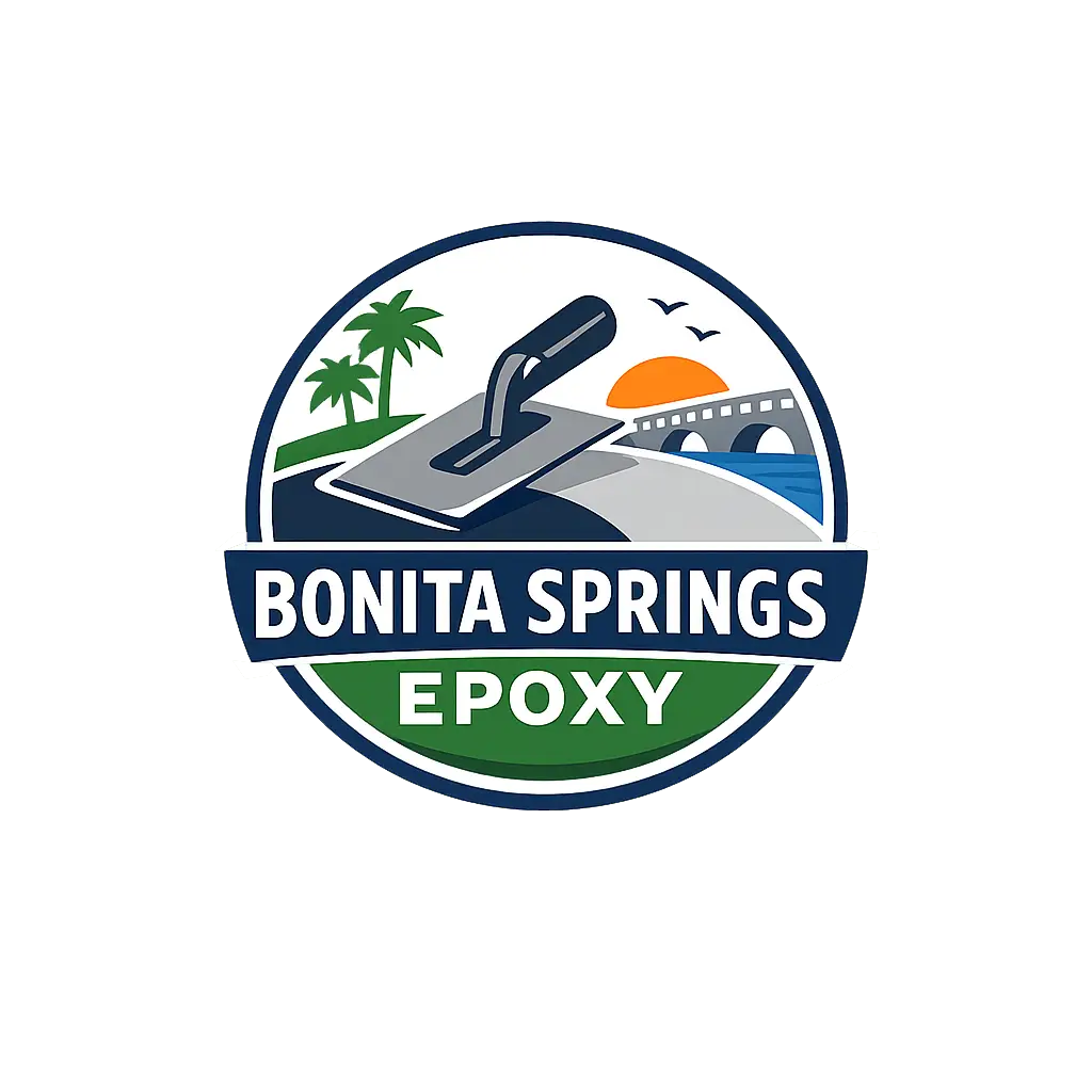 Bonita Springs Epoxy logo for epoxy flooring services in Bonita Springs, FL.